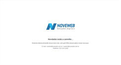Desktop Screenshot of noveweb.com.br