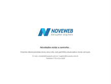 Tablet Screenshot of noveweb.com.br